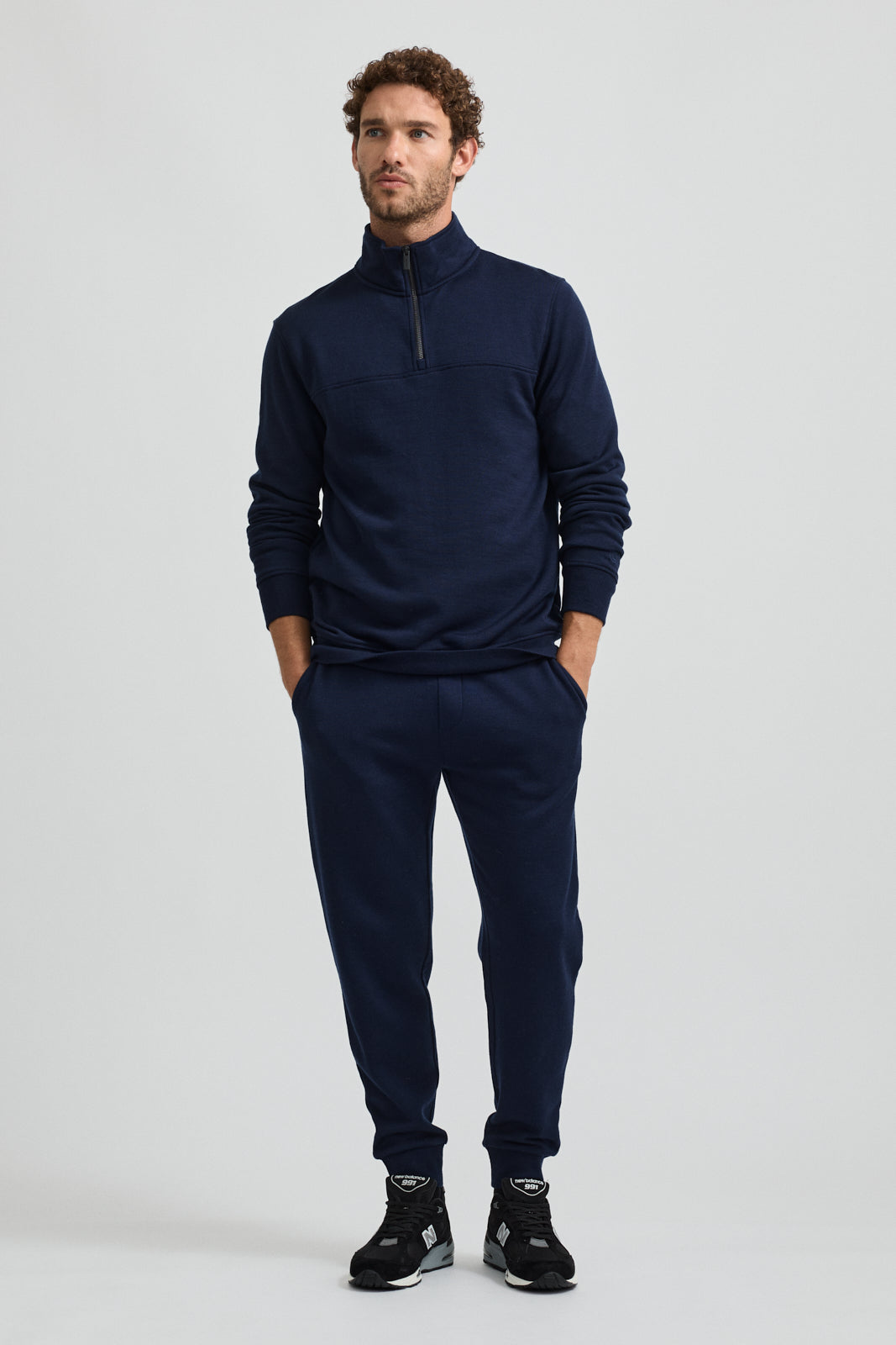 Merino Wool Half-Zip | Toorallie – Toorallie Australia