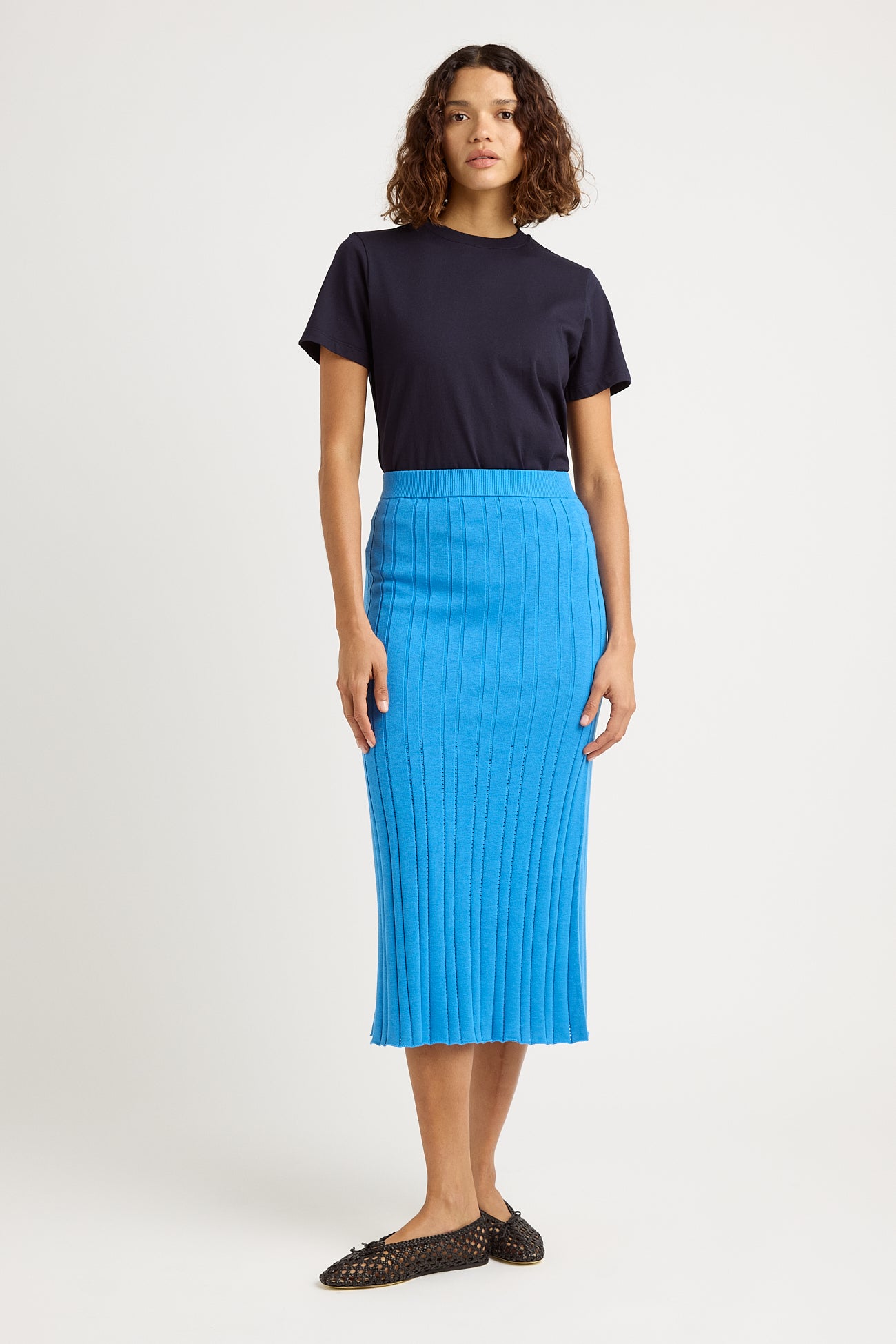 POINTELLE KNIT SKIRT Toorallie Australia